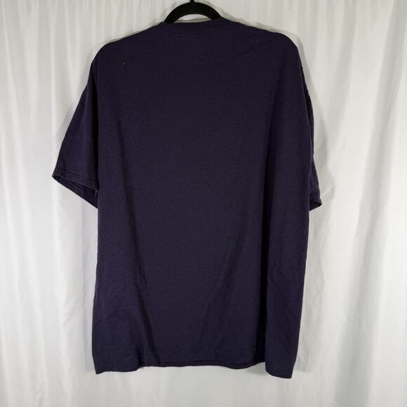 K State Wildcats Football Shirt Men's XL Purple Short Sleeve Crew Neck Cotton Bl - Picture 5 of 7